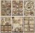 Stamperia Assorted A4 Rice Paper - Coffee And Chocolate (6 sheets)