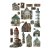 Stamperia A5 Silicon Mould - Silent Sea Houses and Lighthouse