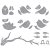 Spellbinders Etched Dies - Sweet Birds On A Branch (9 dies)