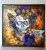 Sheena Douglass Perfect Partners Day of the Dead A6 Unmounted Rubber Stamp - Sugar Skull