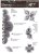 Sheena Douglass Paint Fusion A6 Unmounted Rubber Stamp - Lace