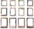 Tim Holtz Idea-ology - Layer Frames Collage (12 pack)