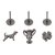 Tim Holtz Idea-ology - Figure Stands 2