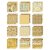 Tim Holtz Idea-ology 12”x12” Palette Collection - Yellow (12 sheets)