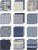 Tim Holtz Idea-ology 12”x12” Palette Collection - Indigo (12 sheets)
