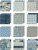 Tim Holtz Idea-ology 12”x12” Palette Collection - Blue (12 sheets)
