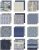 Tim Holtz Idea-ology 8”x8” Palette Collection - Indigo (12 sheets)