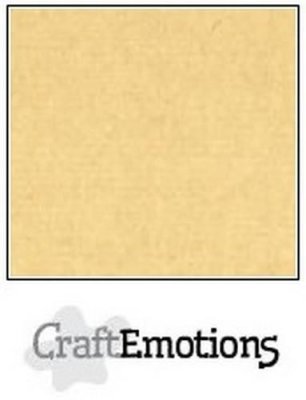 CraftEmotions 30x30cm Smooth Cardboard - Honey(Kraft) (10 sheets)