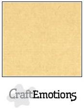 CraftEmotions Linen Cardstock - Honey (10 sheets)