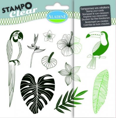 Stampo Clear Clearstamp Set - Jungle