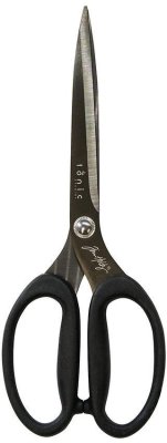 Tim Holtz Kushgrip 9.5" Non-Stick Micro Serrated Shears (819EUS)
