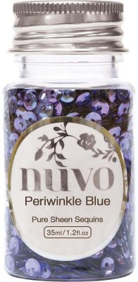 Nuvo Pure Sheen Sequins - Periwinkle Blue (35ml)