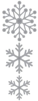 CraftEmotions Dies - Home for Christmas Snow & Crystals