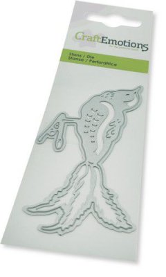 CraftEmotions Dies - Christmas Tree Bird