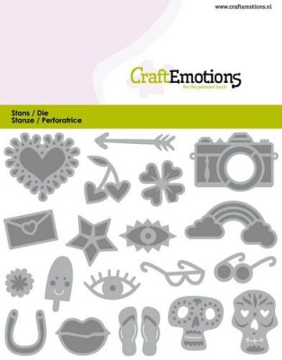 Craftemotions Dies - Trendy Booklet Decorations