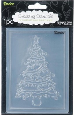Darice Embossing Folder - Christmas Tree 2