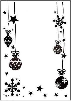 Darice Embossing Folder - Ornament/Star/Snowflake