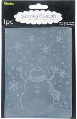 Darice Embossing Folder - Snowman 2