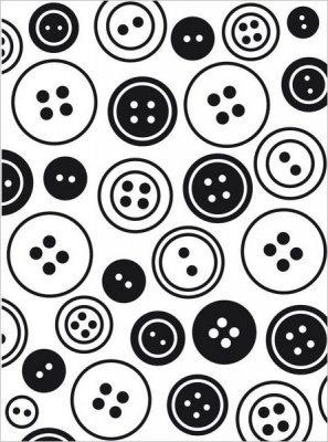 Darice Embossing Folder - Buttons Background