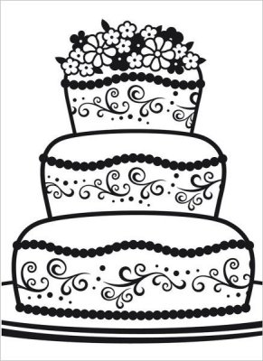 Darice Embossing Folder - Fancy Cake