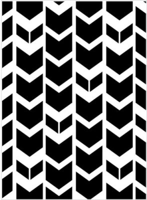 Darice Embossing Folder - Tribal Chevron