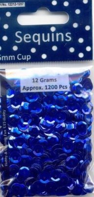 Sequins Cup Regular - Blue (1200 pack)