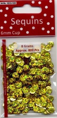 Sequins Cup Laser Disco - Gold (800 pack)