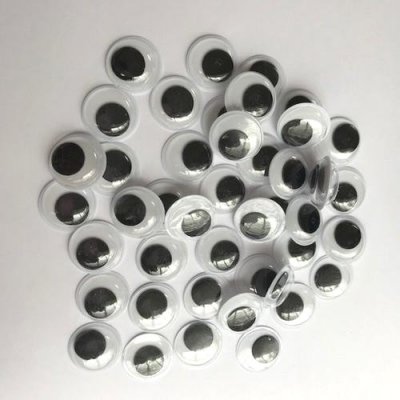 Movable Eyes Pack - Round 15mm (60 pcs)