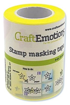 CraftEmotions Stamp Masking Tape (6 cm x 10 meter)