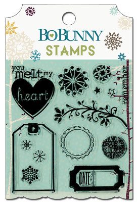 Bo Bunny - Snow Day Clear Stamp Set