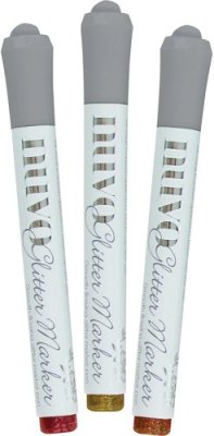 Nuvo Glitter Markers - Ember Glow