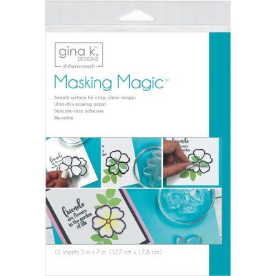 Gina K Designs 5"x7" Masking Magic Sheets (12 sheets)