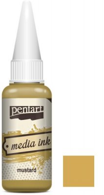 Pentart Alcohol Media Ink - Mustard (20 ml)