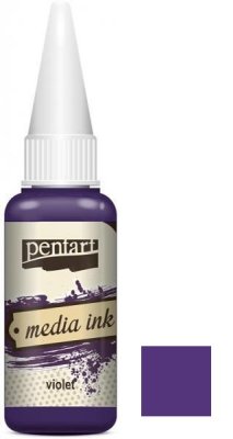 Pentart Alcohol Media Ink - Violet (20 ml)