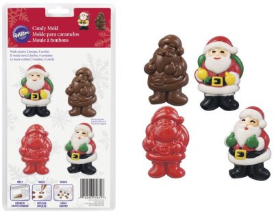 Wilton Santa Christmas Chocolate Candy Mold