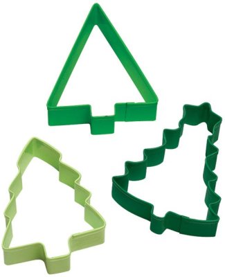 Wilton - Cookie Cutter set Christmas Tree 3 pieces