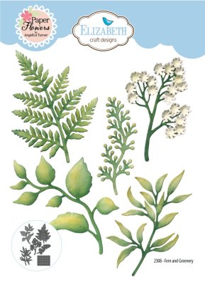 Elizabeth Craft Designs Dies - Bohemian Rose Fern & Greenery
