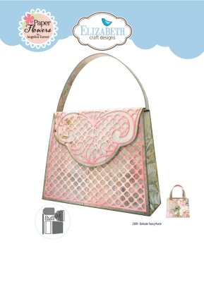 Elizabeth Craft Designs Die Set - Bohemian Rose Delicate Fancy Purse