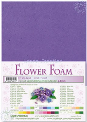 LeCrea A4 flower foam Sheets - Dark Violet (10 sheets)