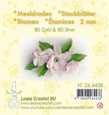 Lecrea Stamen Pack - Gold & Silver (160 pack)