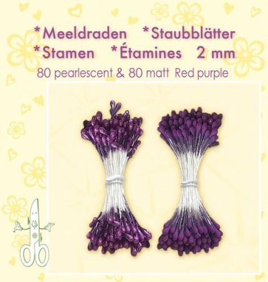 Lecrea Stamen Pack - Red-Purple (160 pack)