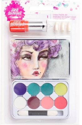 Jane Davenport Mixed-Media-2 Chalk Pastels Tin - Eye Shadow (22 pack)