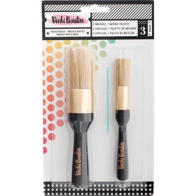 Vicki Boutin Mixed Media Stencil Brush Set - All The Good Things