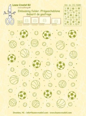 Leane Creatief Embossing Folder - Sport