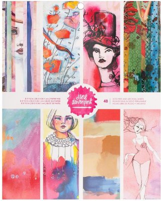 Jane Davenport 8"x9.5" Mixed Media Paper Pad (48 sheets)