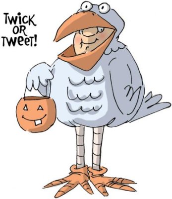 Art Impressions Halloween Cling Rubber Stamp Set - Tweeter