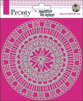 Pronty 15x15cm Mask - Mandala Circle by Jolanda