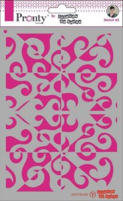 Pronty A5 Mask/Stencil - Pattern Background by Jolanda