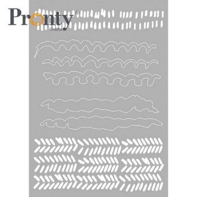Pronty A5 Mask Stencil - Stencil Strokes