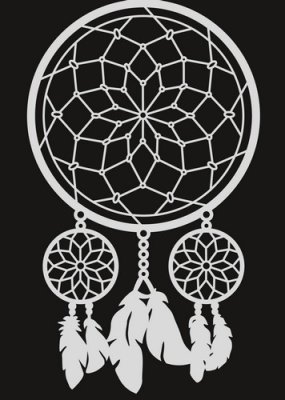 Pronty A4 Mask Stencil - Dream Catcher